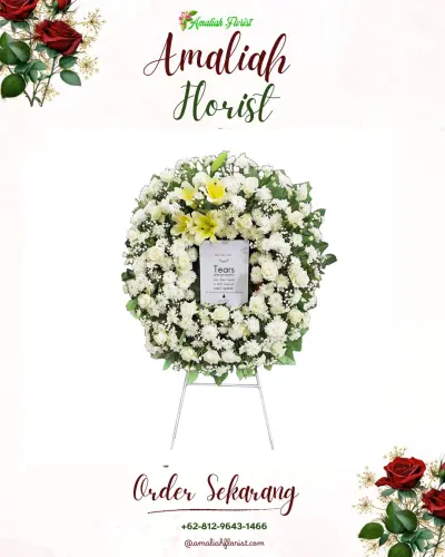 Krans Bunga Duka Cita di Cipada