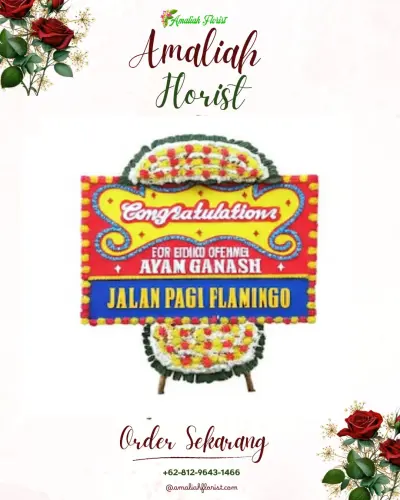Bunga Papan Congratulation di Cipada
